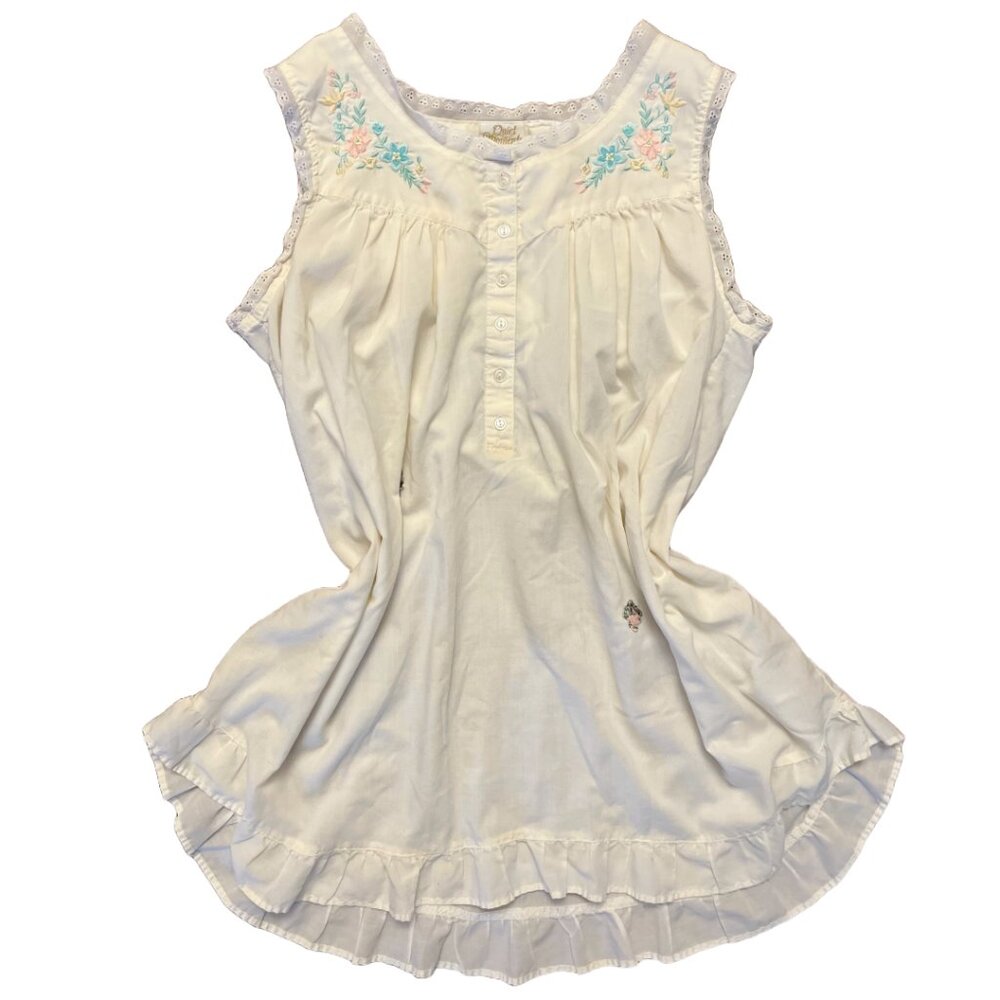 Vintage 80's Quiet Moments babydoll night gown